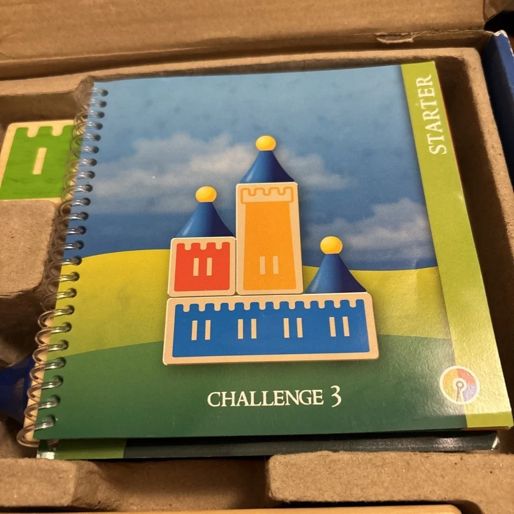 Castle Logix Multi-Level Logic Smart Games Wood -Kids 2011 Edition - COMPLETE
